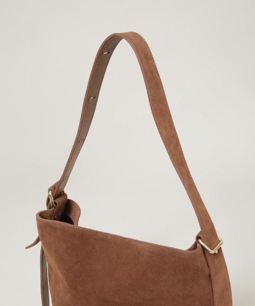 AULENTTI/スエードワンショルダーバッグ（ショルダーバッグ