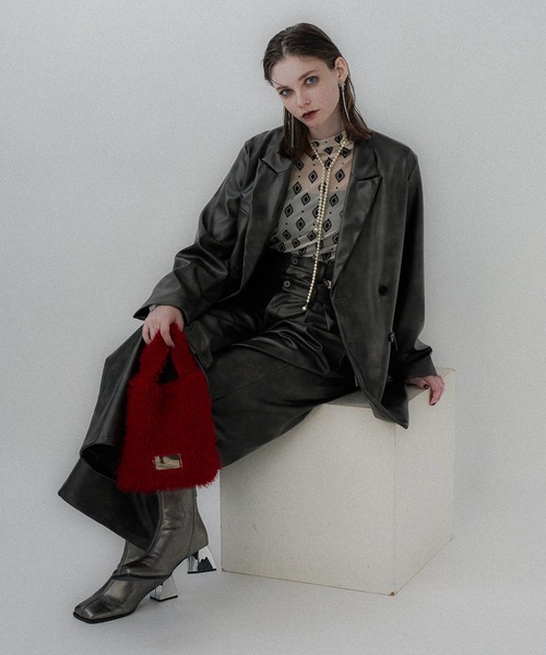 セール】ムラカコウフェイクレザージャケット(HARE)（テーラード