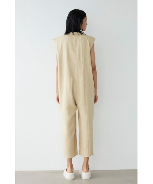 ALEXIA STAM（アリシアスタン）の「Front Zip V Neck Jumpsuit/Vネック