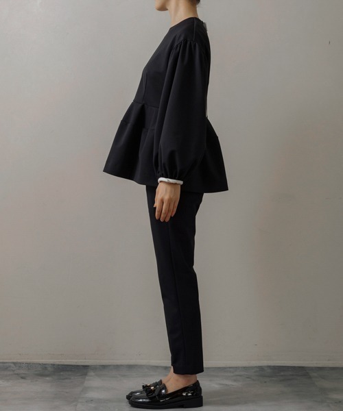 Sono（ソーノ）の「【SONO/ソーノ】【WARM STRETCH】ﾊﾞｯｸﾘﾎﾞﾝﾎﾟﾀﾘｰPO