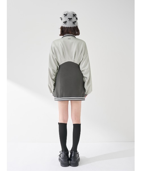 ドルマンスリムスカジャンミニワンピース（ワンピース）｜Darich