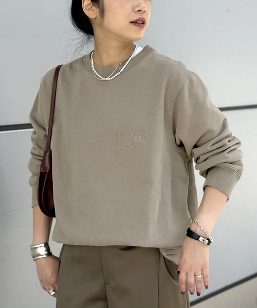 AP STUDIO（エーピーストゥディオ）の「ロゴステッチスウェット