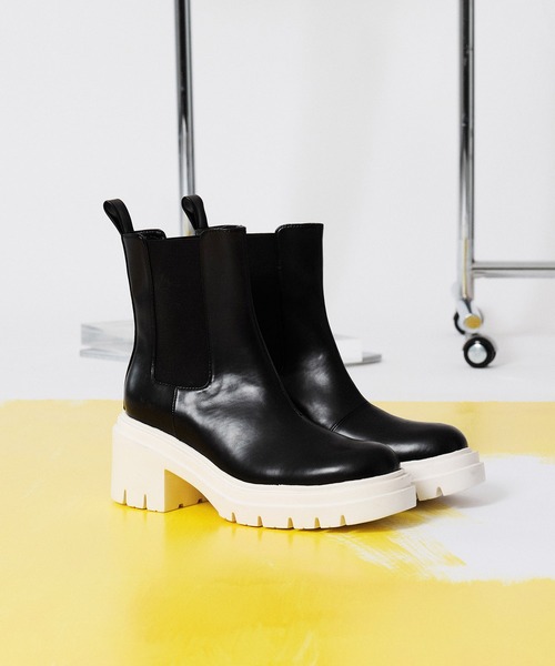 MAISON SPECIAL（メゾンスペシャル）の「Heel Side Gore Boots/ヒール