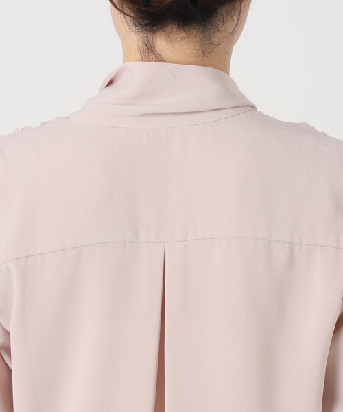 Noble（ノーブル）の「《WEB限定追加》ロイヤルサテンボウタイブラウス