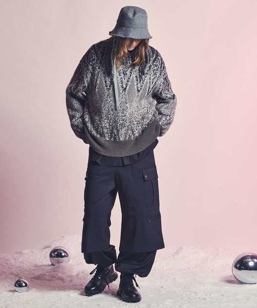 MAISON SPECIAL（メゾンスペシャル）の「《UNISEX》Airy Mohair Argyle