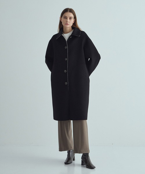 THE TOKYO/ザトウキョウ】CASHMERE REVERSIBLE OVER COAT/カシミヤ
