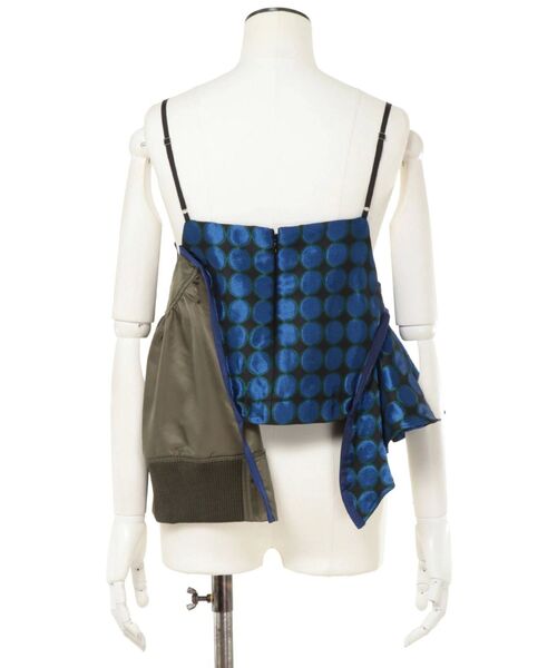 訳あり＊UN3D.【定価3.7万】ジャカードミックスキャミソール 訳あり