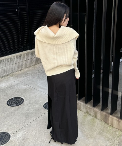 セール】ハイネックニットセーター（ニット/セーター）｜madrepadre