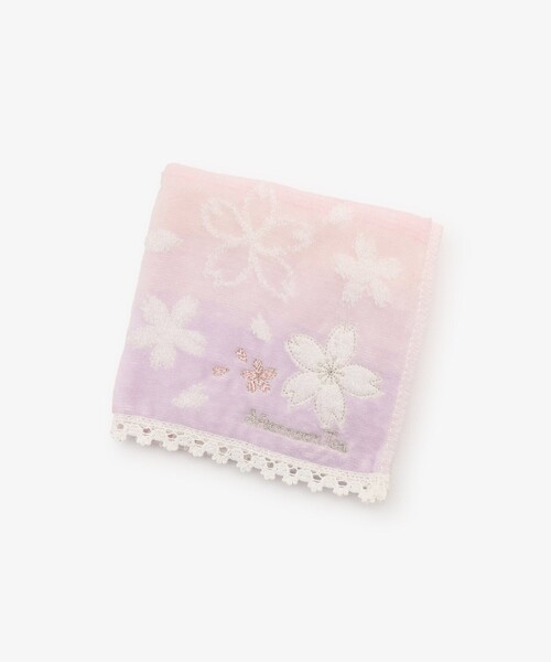 サクラグラデーションミニタオル（ハンカチ/ハンドタオル）｜Afternoon