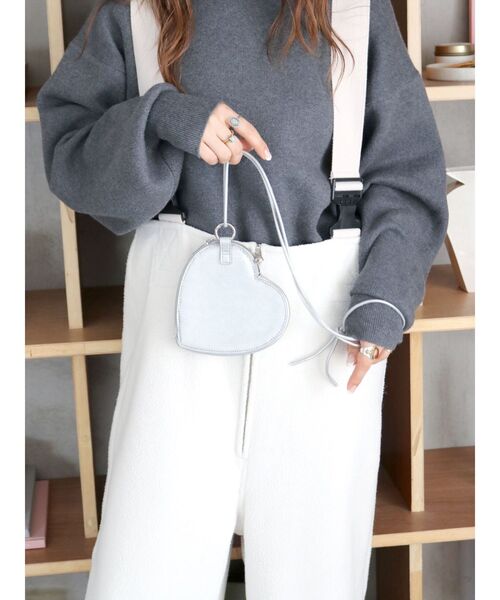 セール】ハートショルダーミニバッグ（ショルダーバッグ）｜Ungrid