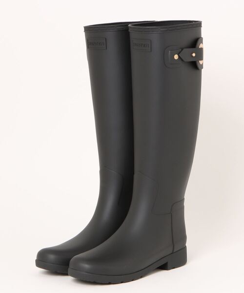 レディース リファインド アイレットバックル トールブーツ（レイン