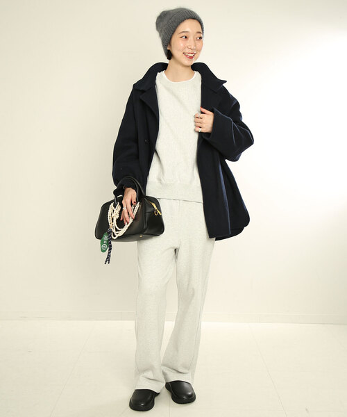 WEB限定/追加》souple woolダブルフェイススタンドコート（その他