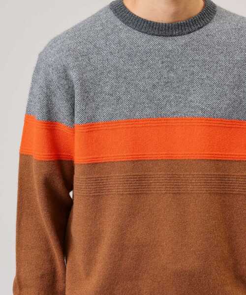 TAKEO KIKUCHI（タケオキクチ）の「◇【カシミヤ】フルカシ パネル柄