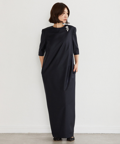 セール】TAKASHI IKEDA x VERMEIL パッドショルダーワンピース