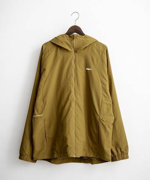 HUF ハフ ALL CAPS SHELL JACKET オーバーサイズラグランスリーブ