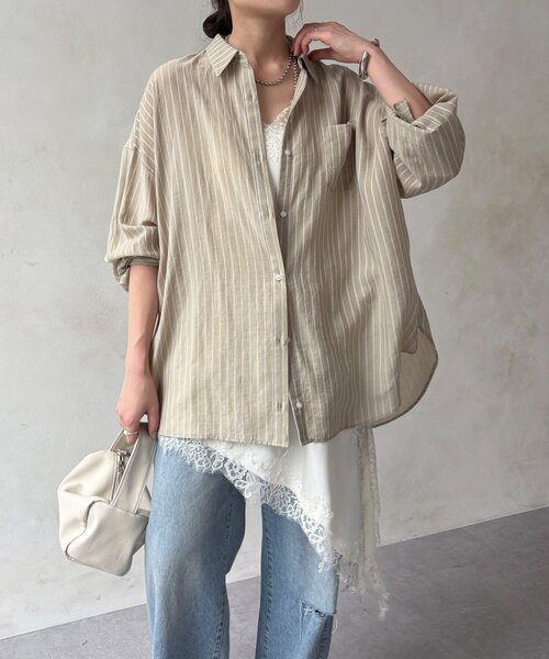 アシメレースキャミ（キャミソール）｜DouDou（ドゥドゥ）の