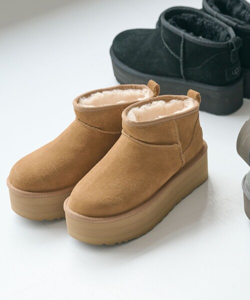 UGG（アグ）の「＜UGG＞クラシック ウルトラミニプラットフォーム
