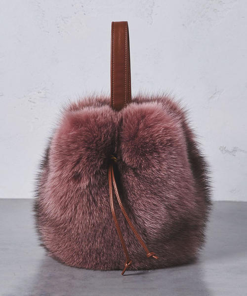 LUDLOW（ラドロー）の「＜LUDLOW（ラドロー）＞ファー ハンドバッグ