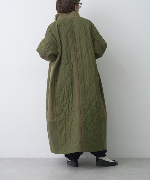 PUAL CE CIN（ピュアルセシン）の「異素材MIXモッズコート（モッズ