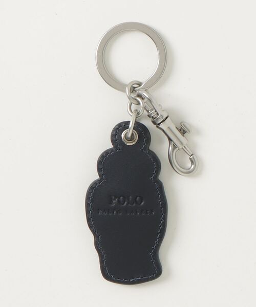 Polo ベア レザー キー フォブ（キーケース/キーアクセサリー）｜POLO