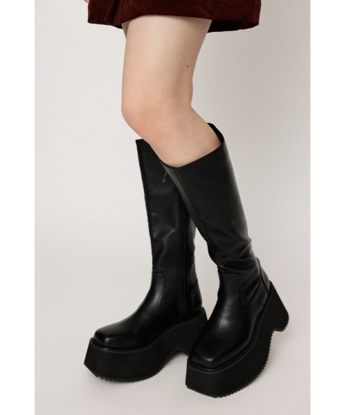 SLY（スライ）の「PLATFORM KNEE BOOTS プラットフォーム ニー ブーツ