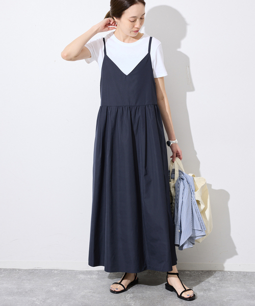 マットタフタキャミワンピース（ワンピース）｜SLOBE IENA