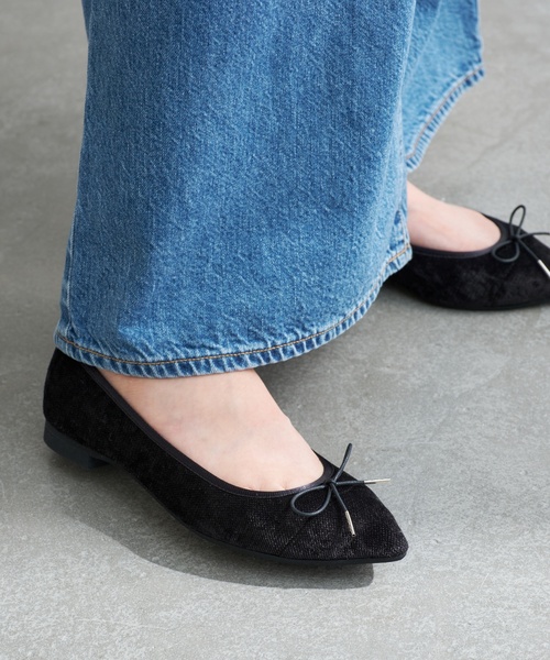 セール】《追加》ポインテッドギャザーバレエ（バレエシューズ）｜LE