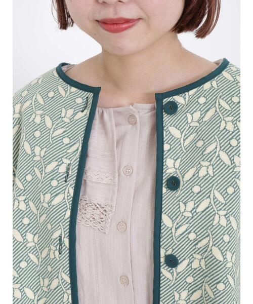 Samansa Mos2（サマンサ モスモス）の「花柄カットジャカード