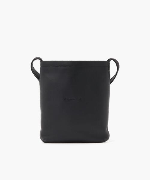 agnes b.（アニエスベー）の「レザーショルダーバッグ ”Peter” PAH02Z