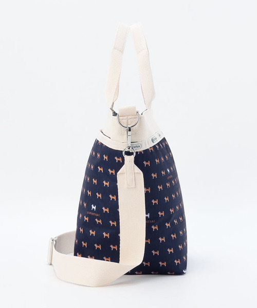 LeSportsac（レスポートサック）の「BUCKET TOTE デニムシバピクセル