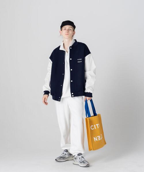 CITEN（シテン）の「＜CITEN＞5XLアワードブルゾン スタジャン