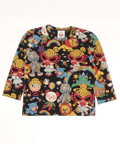 HYSTERIC MINI（ヒステリックミニ）の「OVER THE RAINBOW総柄 長袖T