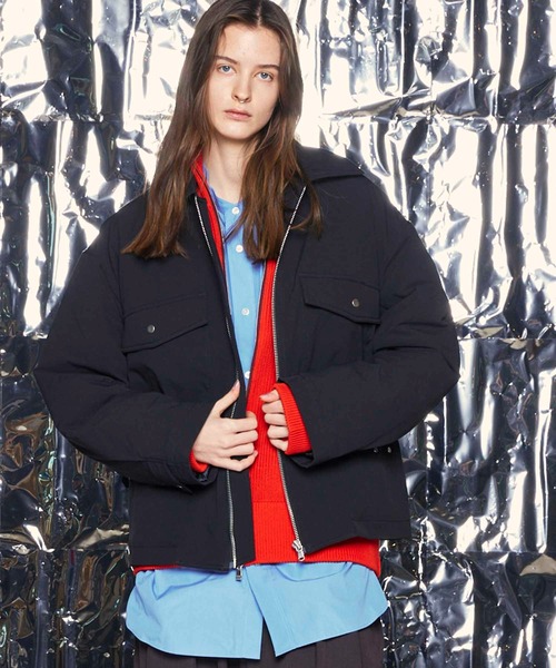 UNISEX》Soft Shell Prime-Over Puffer Blouson/ソフトシェルプライム