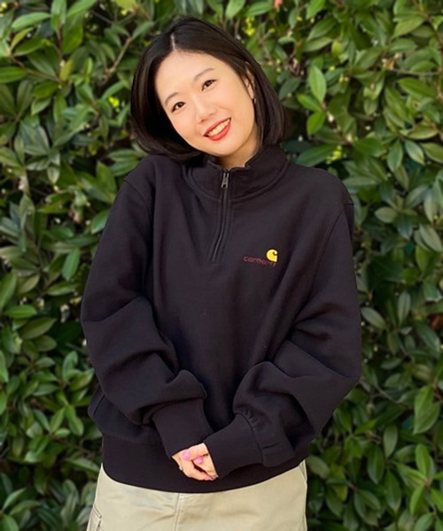 Carhartt（カーハート）の「Carhartt/カーハート ハーフジップ 裏起毛