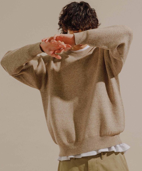 ADAM ET ROPE'（アダムエロペ）の「杢スウェットニット/ヘビーウエイト