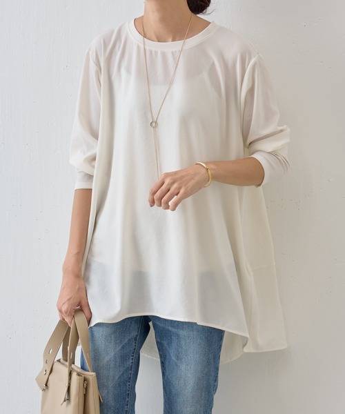 セール】後ろドレープTブラウス（Tシャツ/カットソー）｜BEARDSLEY