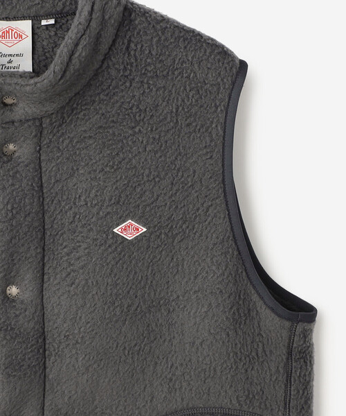 DANTON（ダントン）の「DANTON | ダブルフェイスボア スタンドカラー