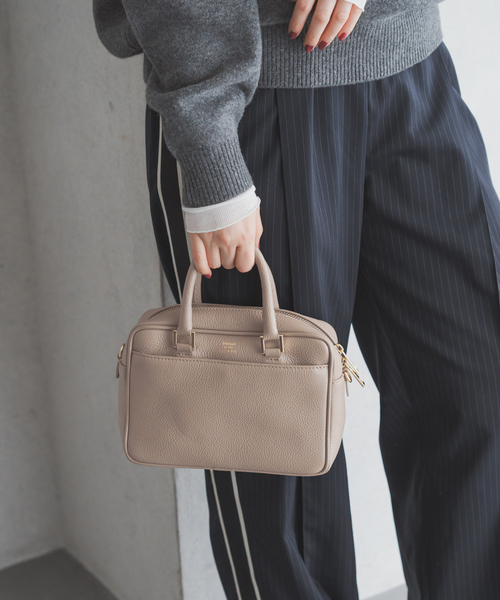 追加》Manuel MILANO/マニュエルミラノ 別注 レザーバッグ MIDI