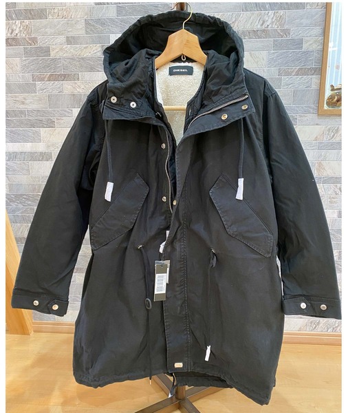 DIESEL（ディーゼル）の「3WAY 裏ボアライナー ミリタリー モッズ