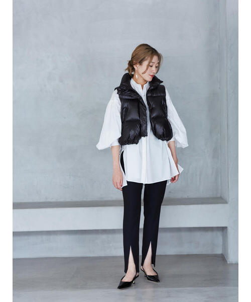 タイプライターギャザーブラウス（シャツ/ブラウス）｜LE PHIL