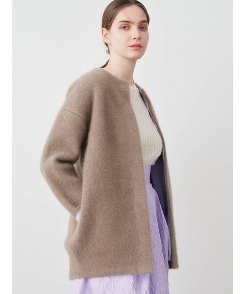 ELENDEEK（エレンディーク）の「ラクーンミックスWカーディガン