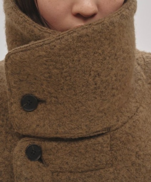 TODAYFUL/トゥデイフル】Standcollar Boucle Jacket/スタンドカラー