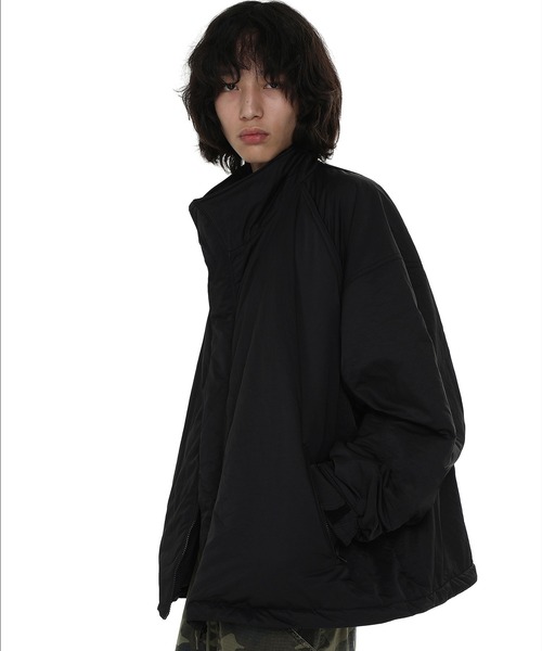 オーバーサイズ スタンドカラー ナイロンジャケット WT4261