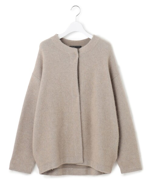 CLASSY.11月号掲載/洗える】ラクーンブレンドダブルフェイス ニット