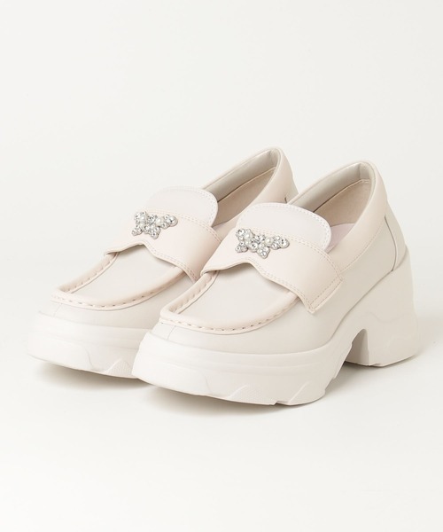 セール】【軽量】スニーカーソールローファー（ローファー）｜+diana