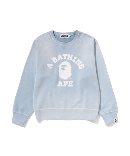 VINTAGE WASHED COLLEGE CREWNECK SWEATSHIRT（スウェット）｜A
