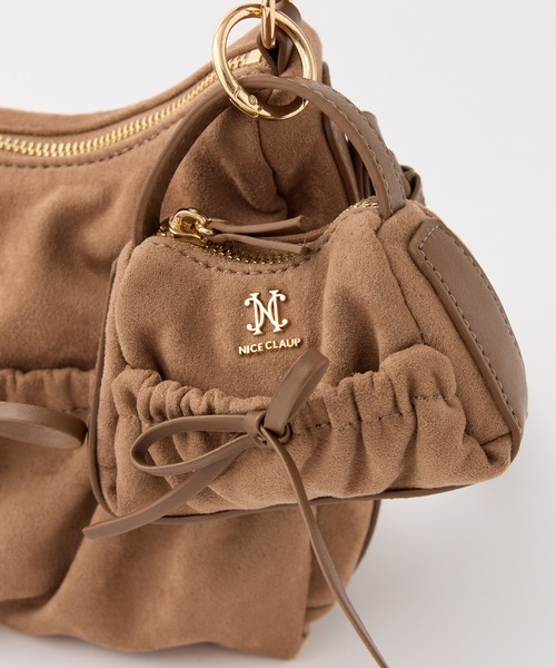 セール】チャーム付きドロストバッグ（ショルダーバッグ）｜one after