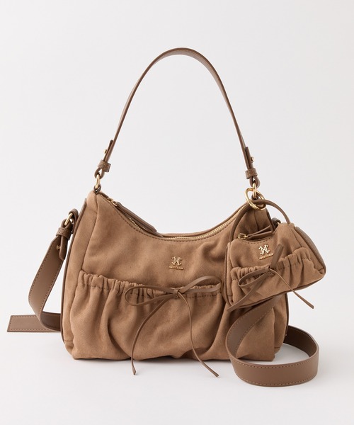 セール】チャーム付きドロストバッグ（ショルダーバッグ）｜one after