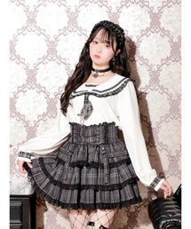 セーラートップス」に該当するレディースのシャツ/ブラウス（チェック