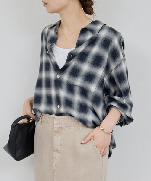セール】オンブレチェックシャツ（シャツ/ブラウス）｜GALLARDAGALANTE